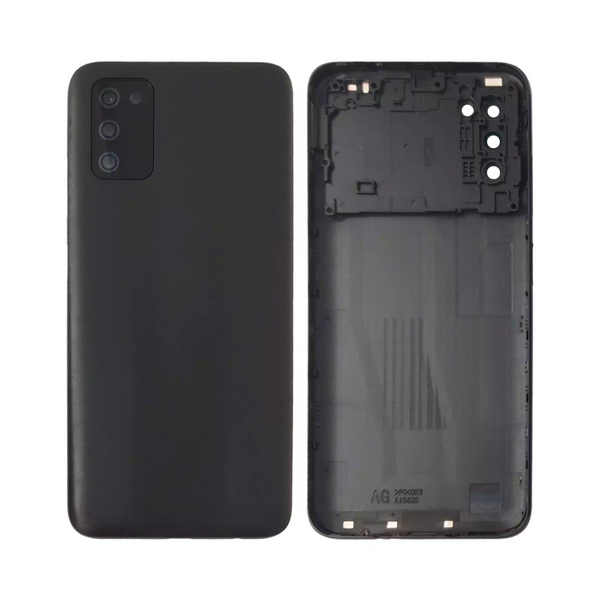 Vitre arrière Galaxy A03s (NON EU) – Noir – Compatible Premium