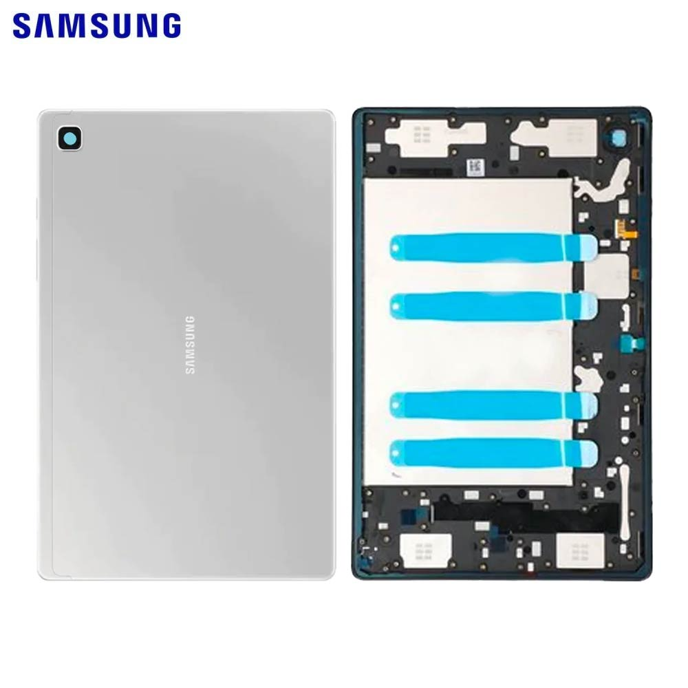 Vitre arrière Galaxy Tab A7 Wi-Fi – Argent métallique – Original Samsung (Service Pack)