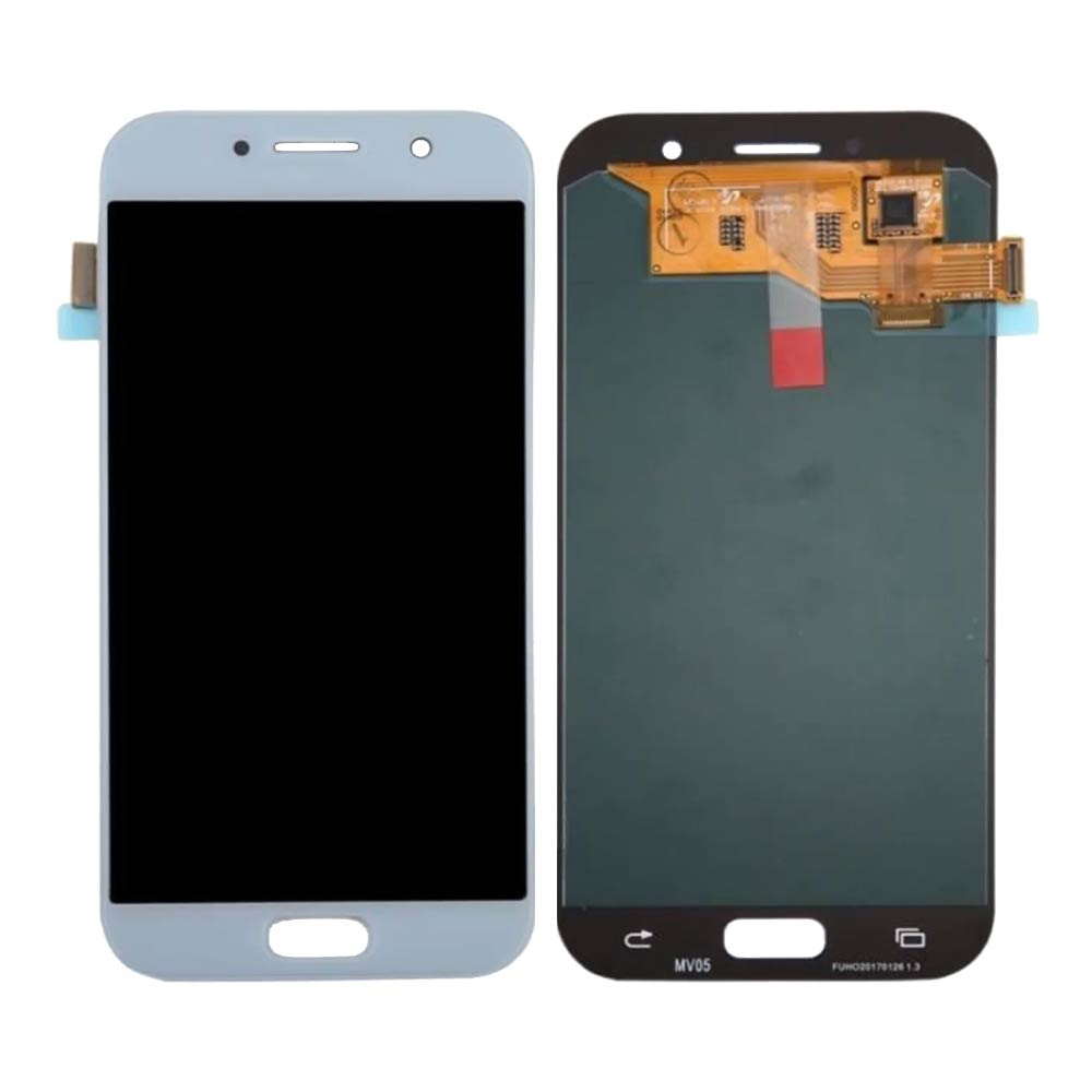 Écran complet Galaxy A5 2017 – Bleu – Compatible OLED