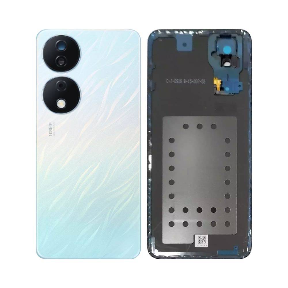 Vitre arrière Honor X7b Flowing – Argent – Compatible Premium