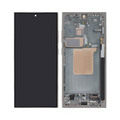 Écran complet avec châssis Galaxy S24 Ultra 5G – Titane gris – Soft OLED