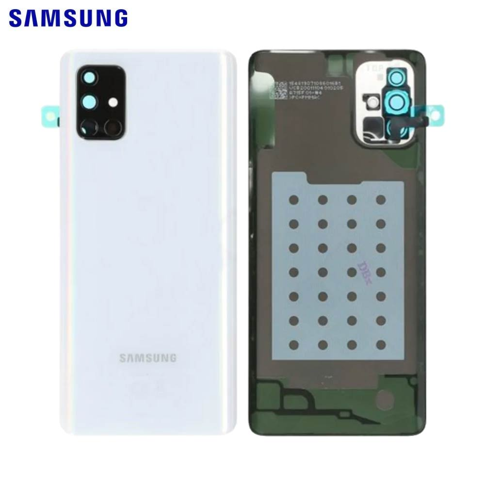 Vitre arrière Galaxy A71 – Argent prismatique – Original Samsung (Service Pack)