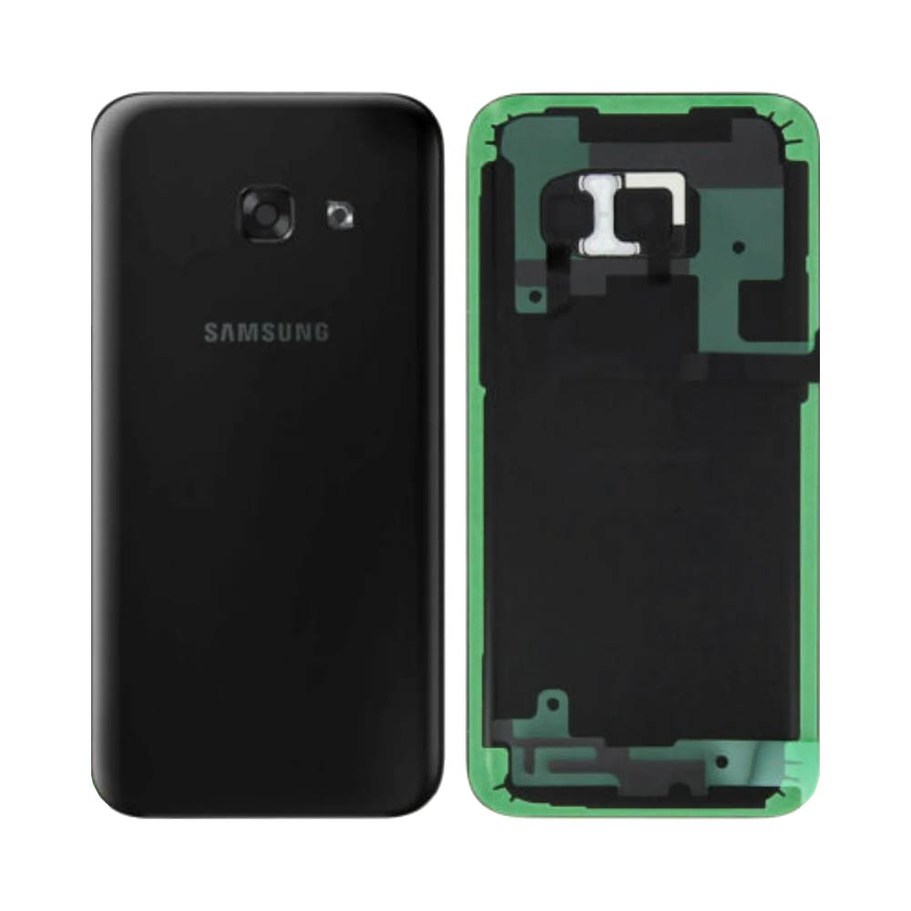 Vitre arrière Galaxy A3 2017 – Noir – Compatible Premium