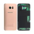 Vitre arrière Galaxy S7 Edge – Rose or – Compatible Premium