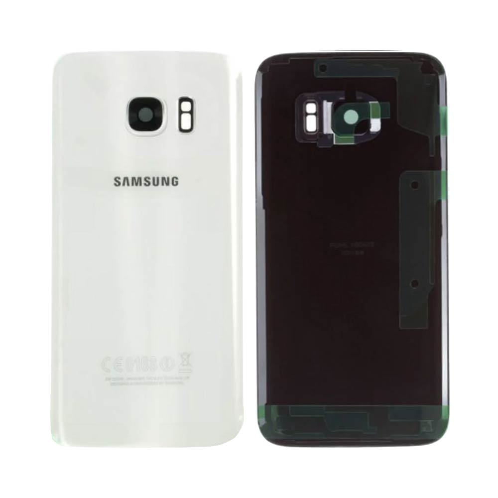 Vitre arrière Galaxy S7 – Blanc – Compatible Premium