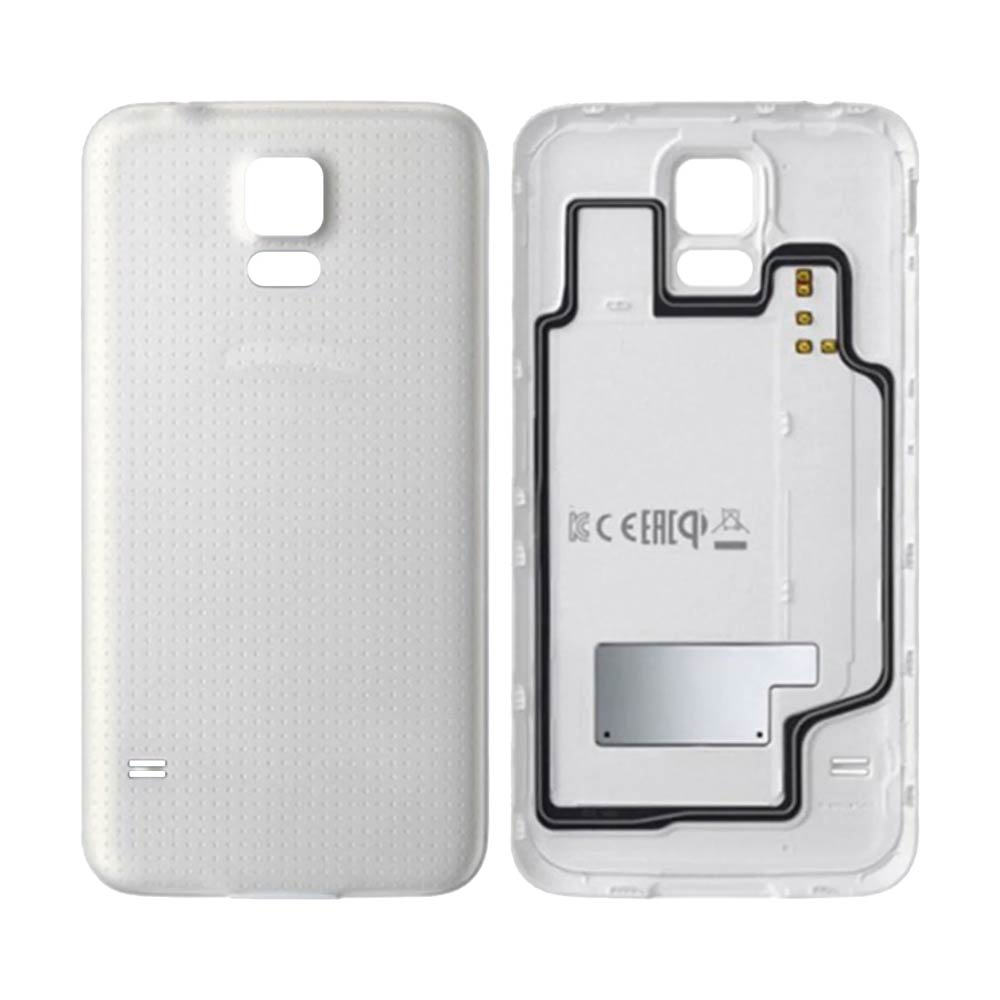 Vitre arrière Galaxy S5 – Blanc – Compatible Premium
