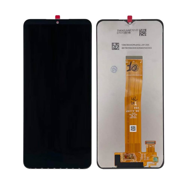 Écran complet Galaxy A12 – Noir – Qualité d'origine