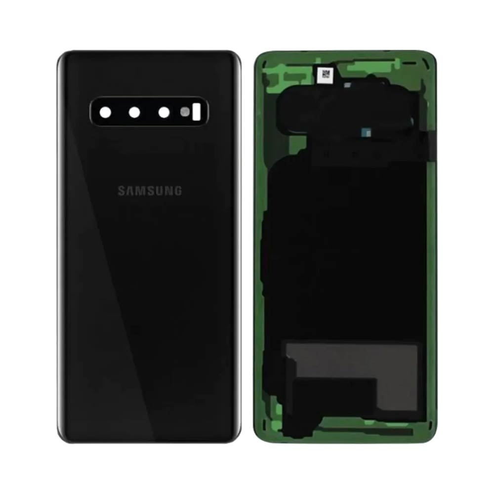 Vitre arrière Galaxy S10 5G Majestic – Noir – Compatible Premium