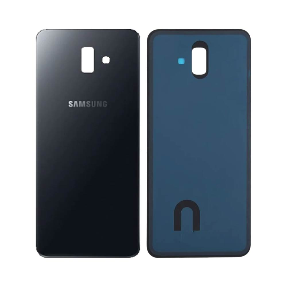 Vitre arrière Galaxy J6 Plus – Noir – Compatible Premium