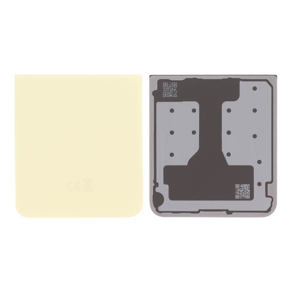 Vitre arrière Galaxy Z Flip 6 5G – Jaune – Compatible Premium