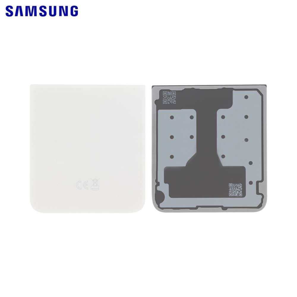 Vitre arrière Galaxy Z Flip 6 5G – Blanc – Original Samsung (Service Pack)