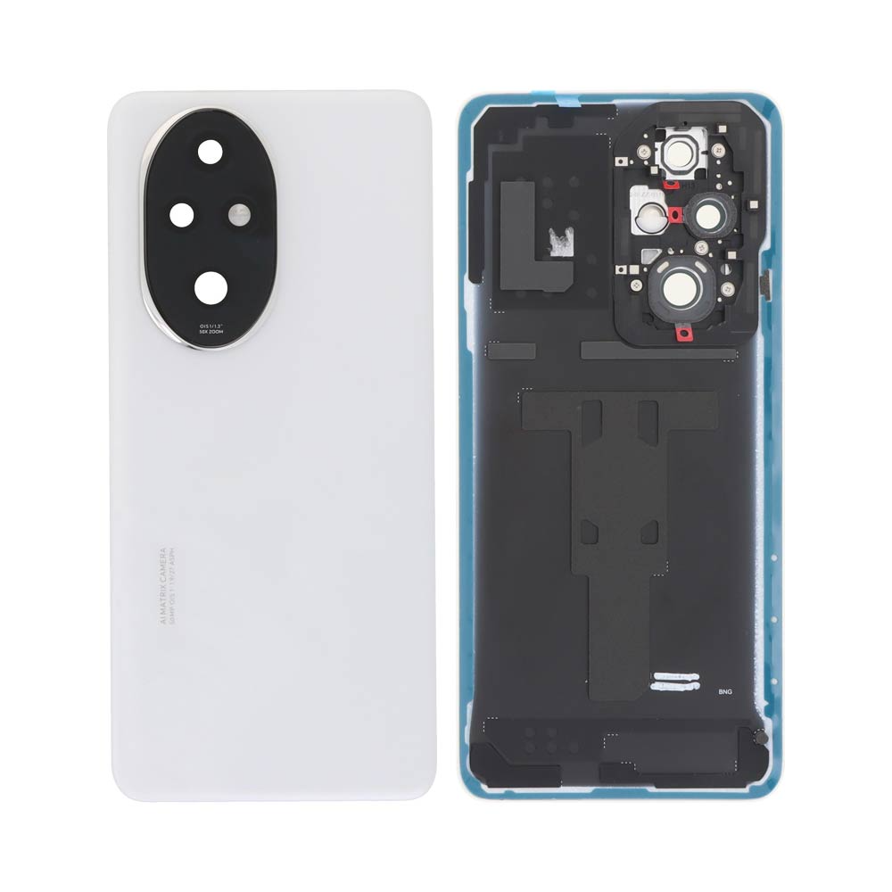 Vitre arrière Honor 200 Pro – Blanc clair de lune – Compatible Premium