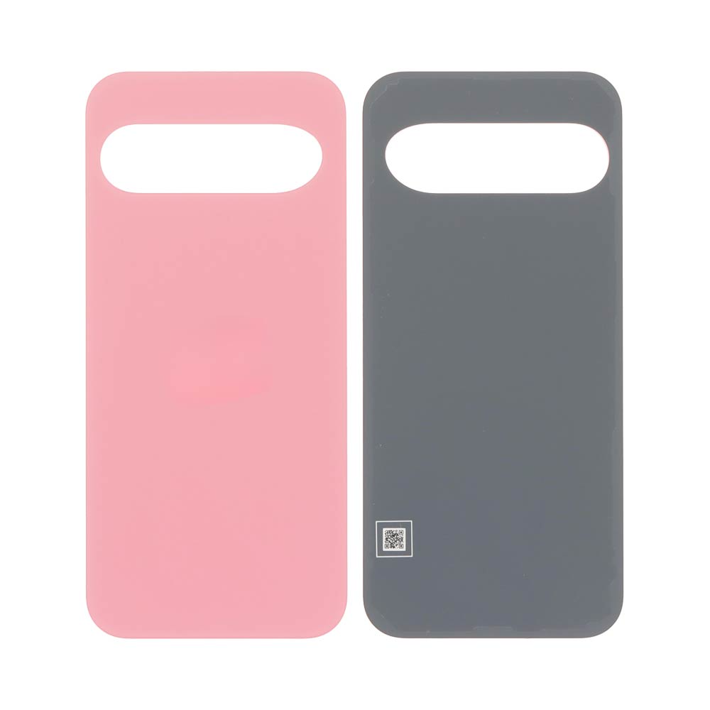 Vitre arrière Pixel 9 – Rose pivoine – Compatible Premium