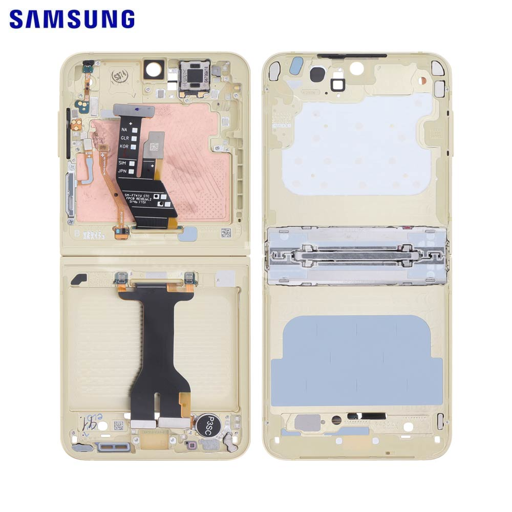 Châssis équipé Galaxy Z Flip 6 5G – Jaune – Original Samsung (Service Pack)