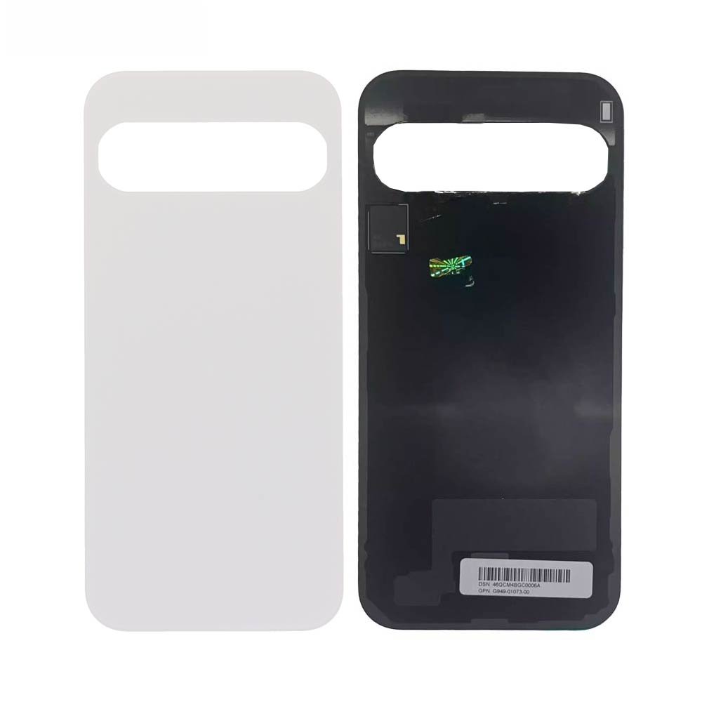 Vitre arrière Pixel 9 Pro – Blanc porcelaine – Compatible Premium