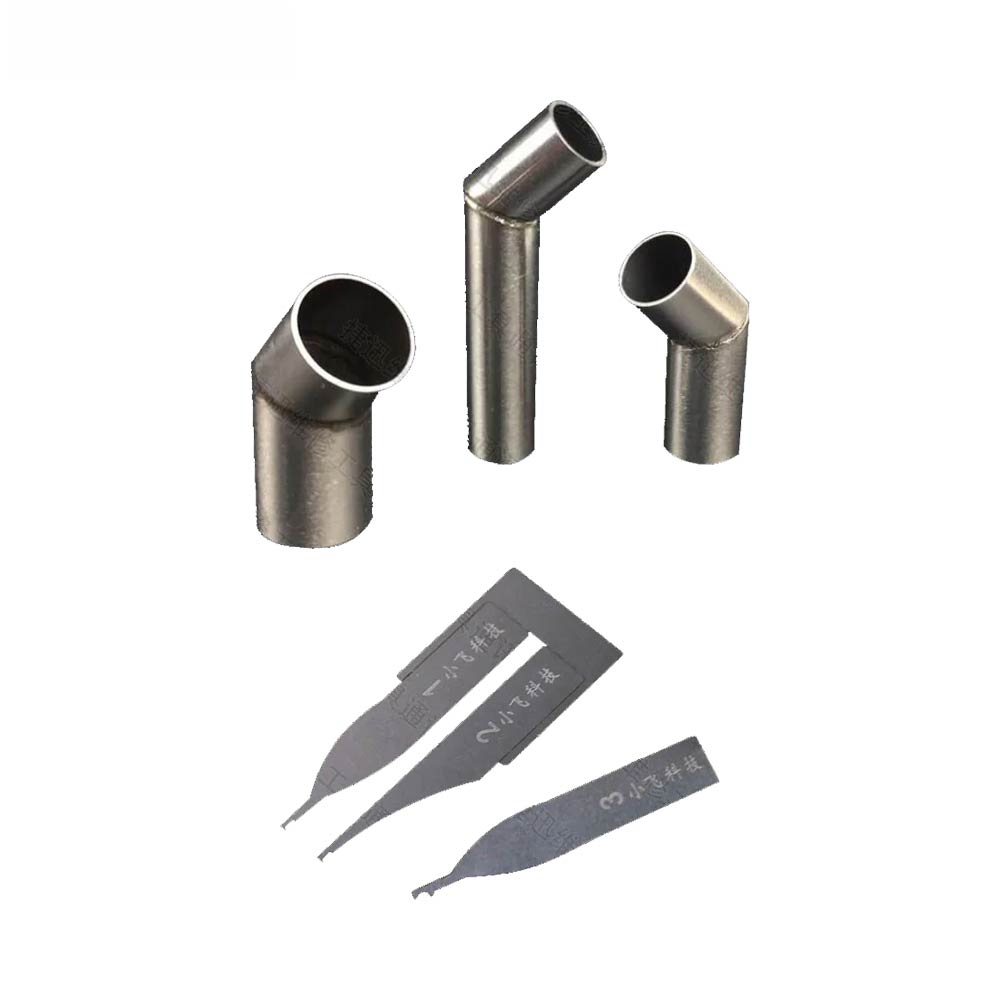 Buse 45° pour Station de Soudage Air Chaud Jabe x3 (6mm + 7mm +9mm + 3 Lames)