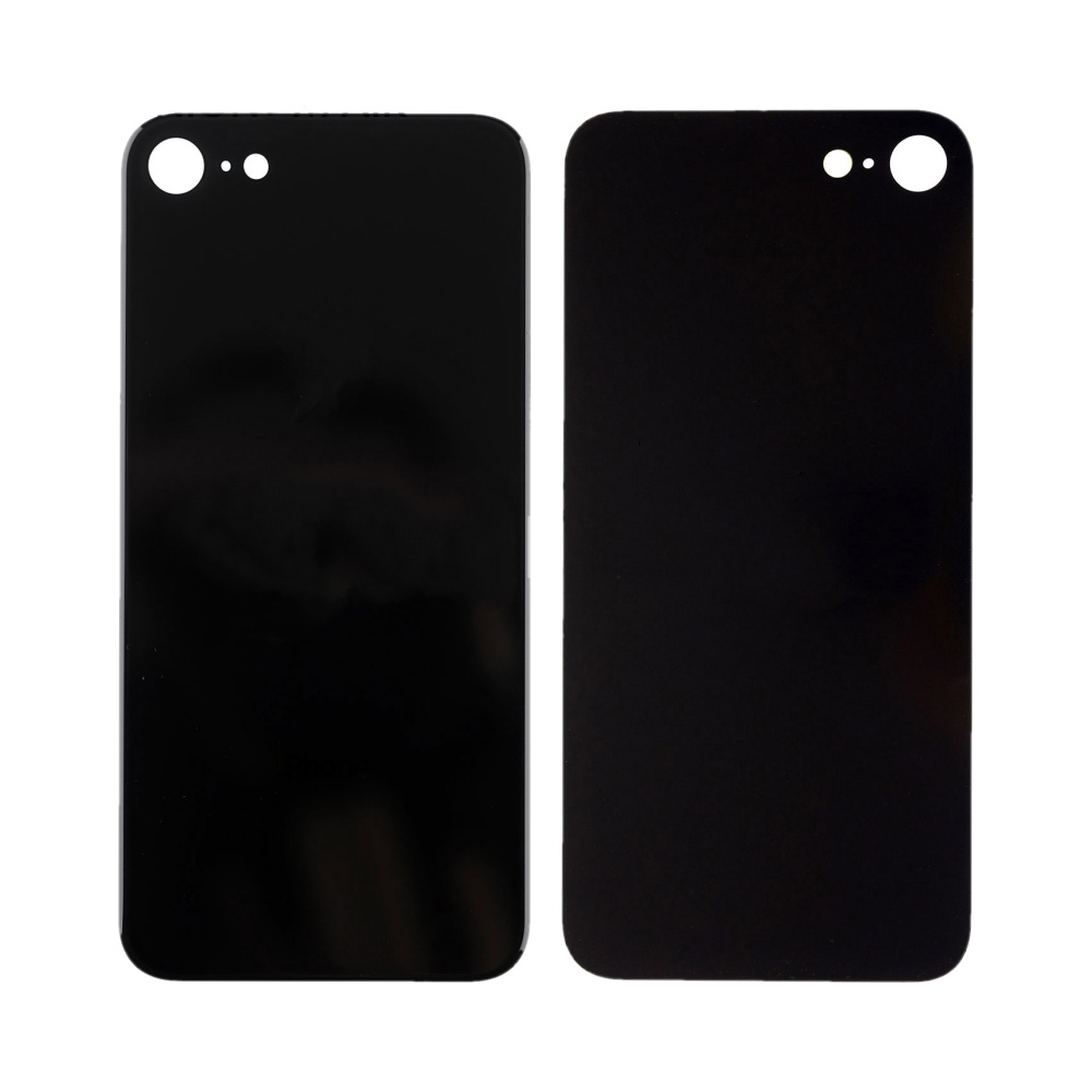 Vitre arrière iPhone SE 2022 (3e Gen) (Laser LH) – Noir – Compatible