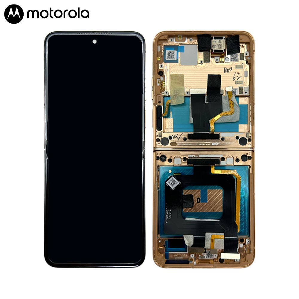 Écran complet Motorola Razr 50 Ultra – Pêche – Original