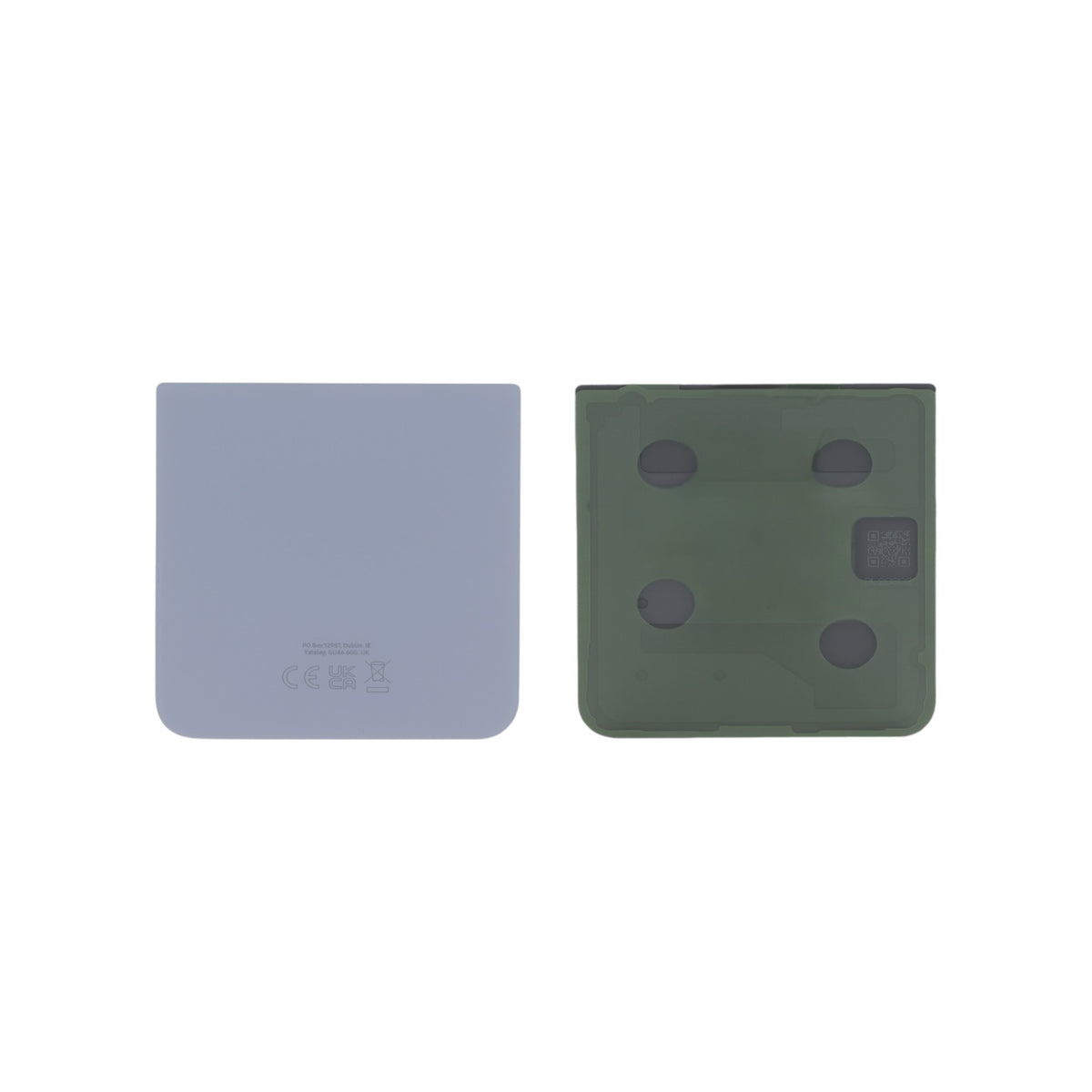 Vitre arrière Galaxy Z Flip4 – Bleu – Original Samsung (Service Pack)