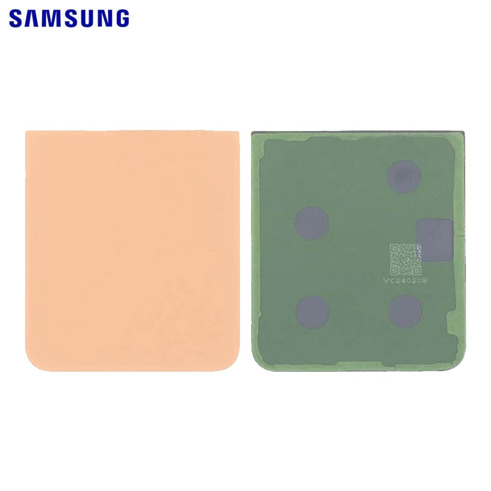 Vitre arrière Galaxy Z Flip 6 5G – Pêche – Original Samsung (Service Pack)