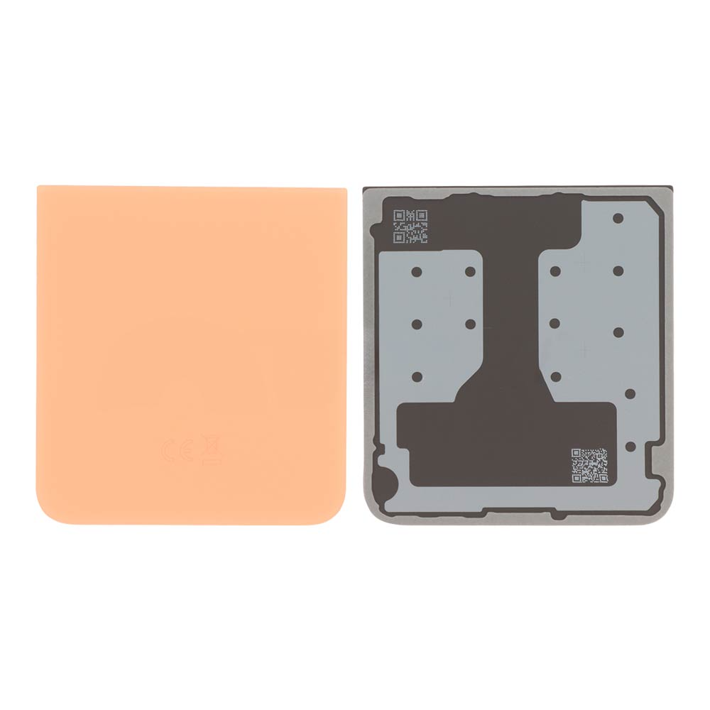 Vitre arrière Galaxy Z Flip 6 5G – Pêche – Compatible Premium