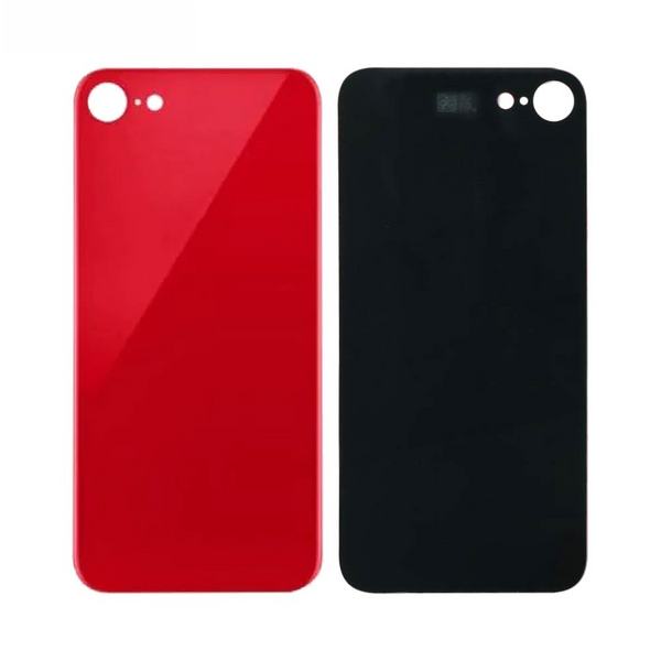 Vitre arrière iPhone SE 2020 (2nd Gen) (Laser LH) – Rouge – Compatible