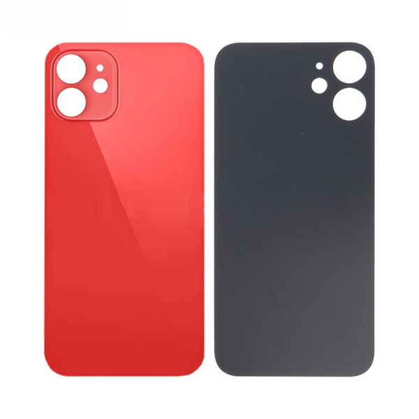 Vitre arrière iPhone 12 Mini – Rouge
