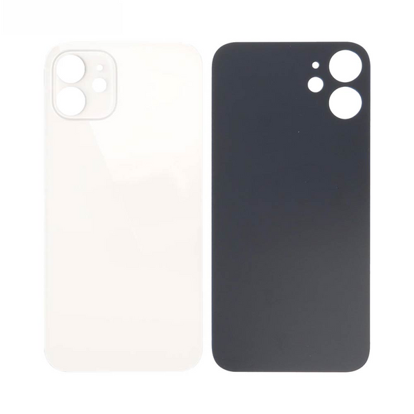 Vitre arrière iPhone 12 Mini – Blanc