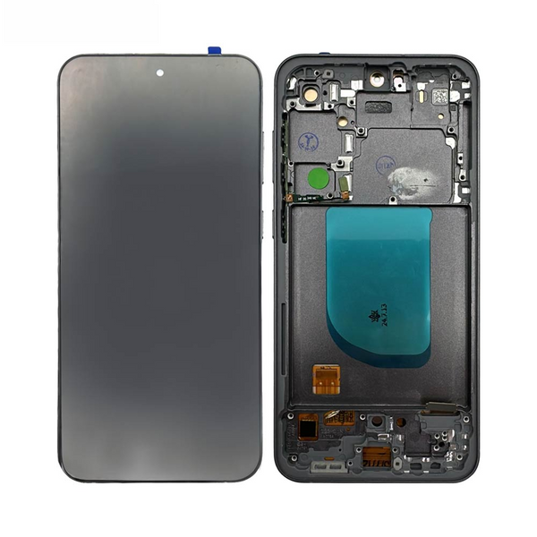 Écran complet avec châssis Galaxy S23 FE – Graphite – Compatible OLED