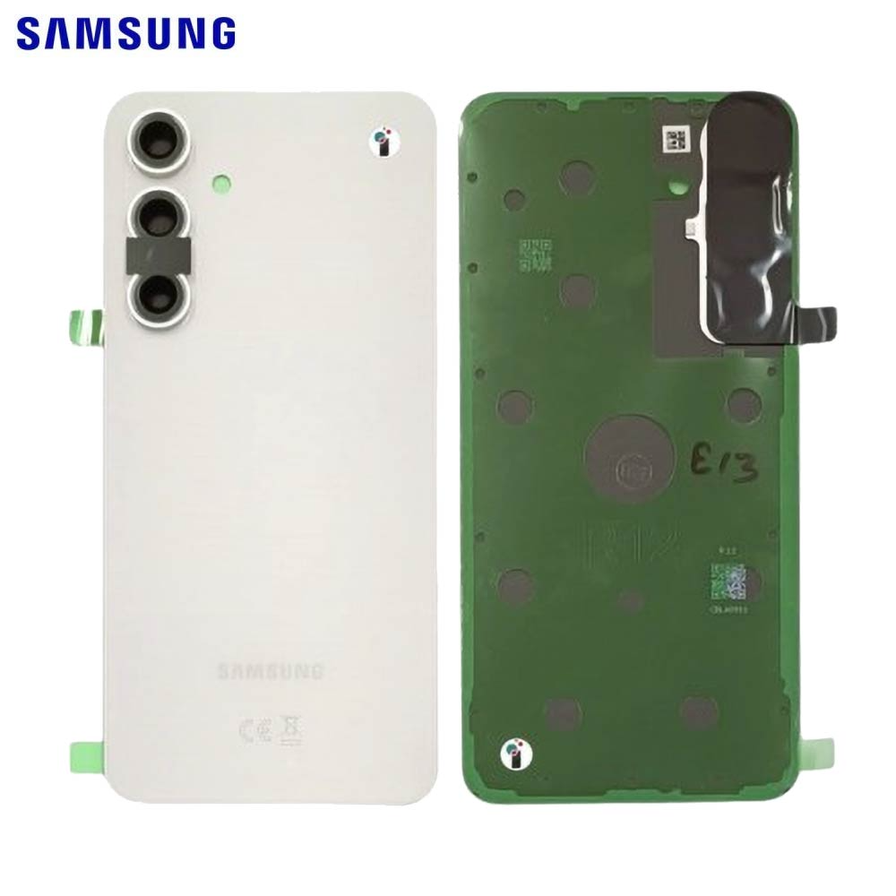 Vitre arrière Galaxy S24 FE – Argent – Original Samsung (Service Pack)