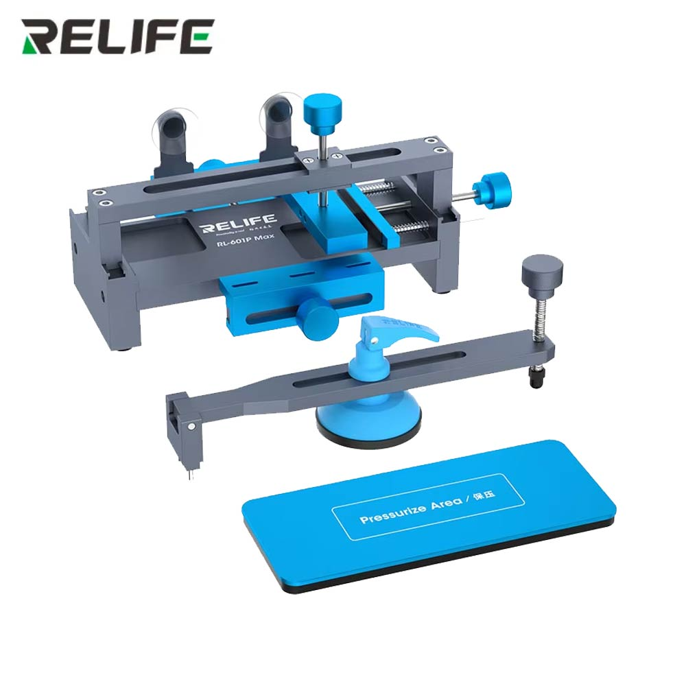 Décolleuse d'Écran Relife RL-601P Max Multifonction (Presse, Redresseur Châssis & Support de Réparation)