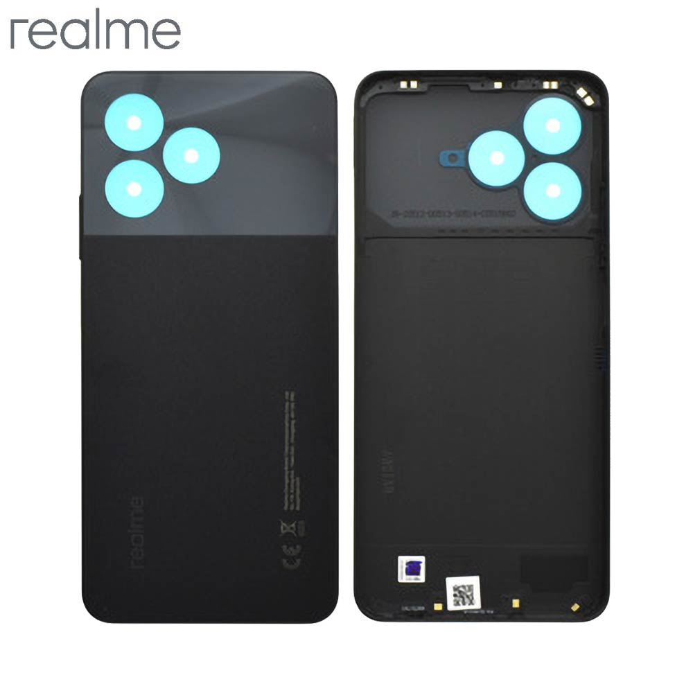 Vitre arrière Realme C51 – Noir carbone – Original