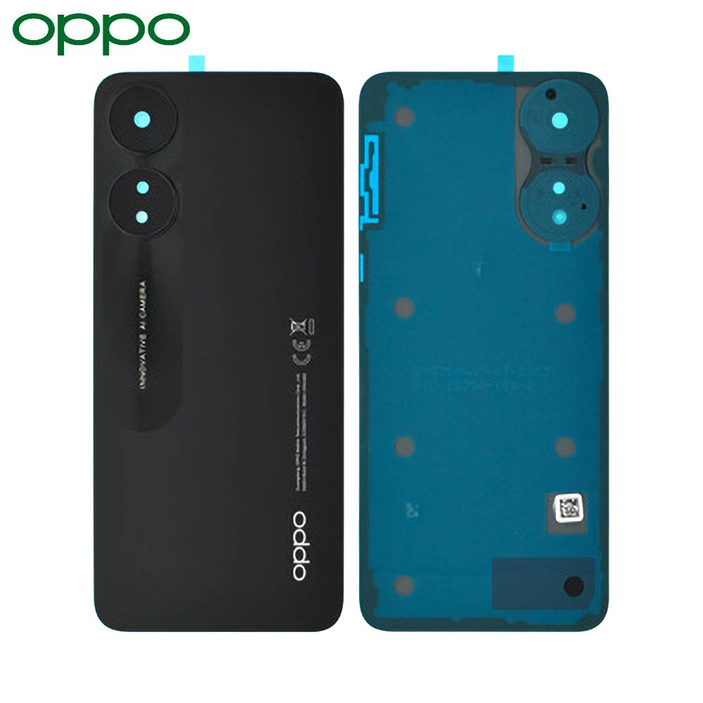 Vitre arrière OPPO A78 5G (CPH2483) – Noir brillant – Original