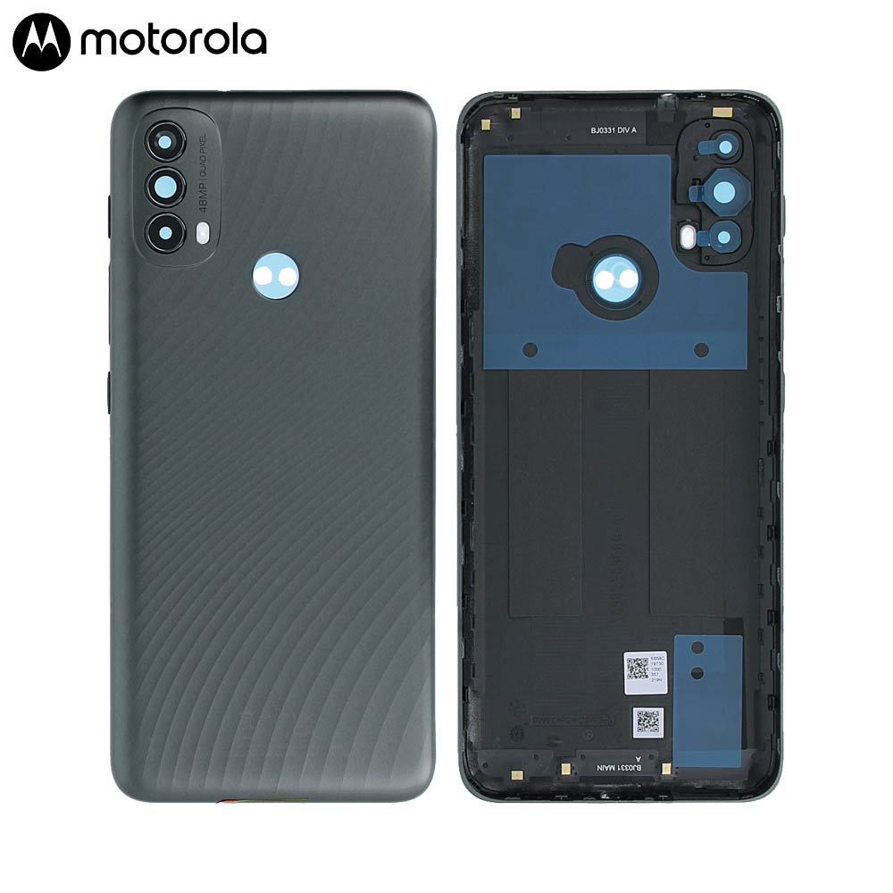 Vitre arrière Motorola Moto E40 – Gris carbone – Original