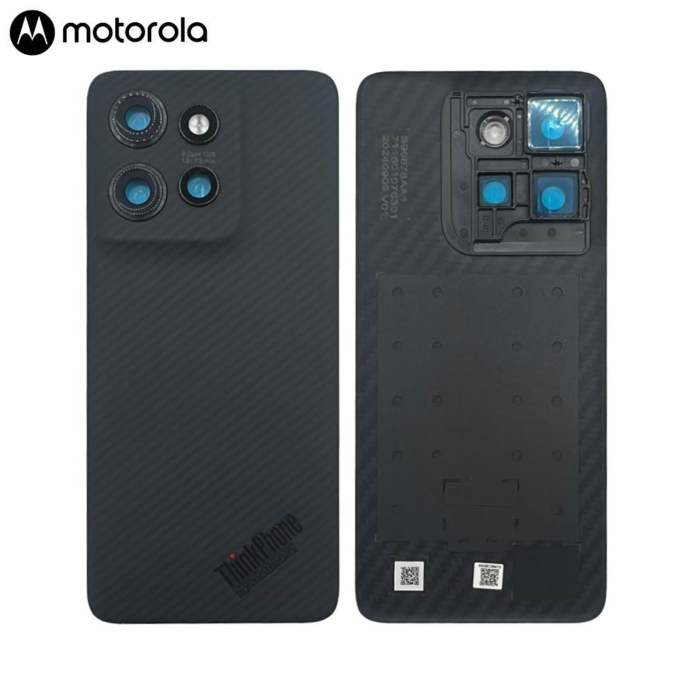 Vitre arrière Motorola ThinkPhone 25 – Noir carbone – Original