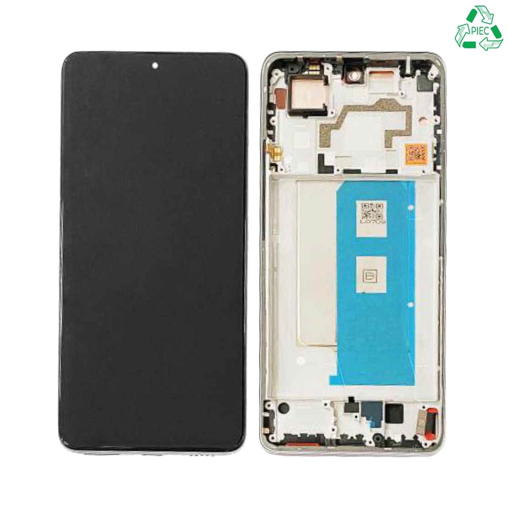 Écran complet avec châssis Xiaomi Poco F5 Pro 5G – Blanc – Original démonté