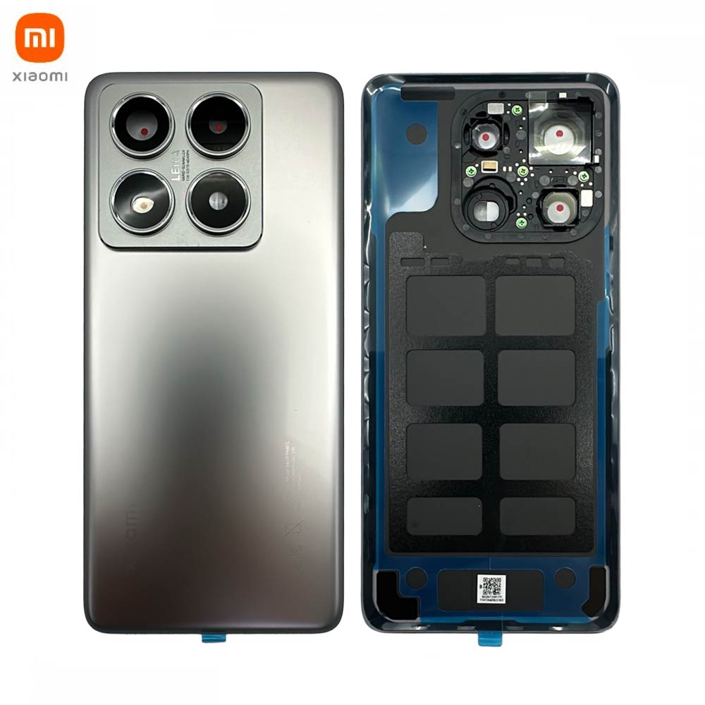 Vitre arrière Xiaomi 14T Pro – Titane gris – Original