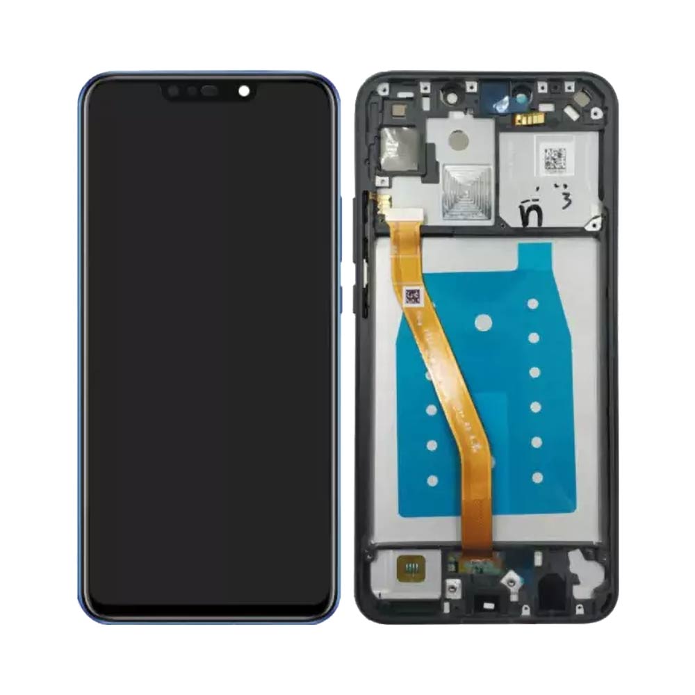 Écran complet avec châssis Huawei P Smart Plus 2018 – Violet – Qualité d'origine