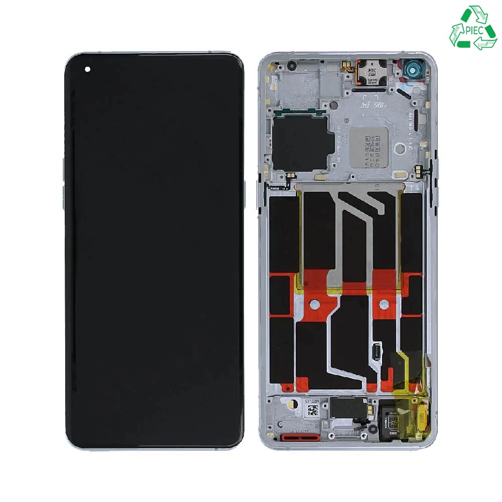 Écran complet avec châssis OPPO Find X5 Pro – Blanc – Original démonté