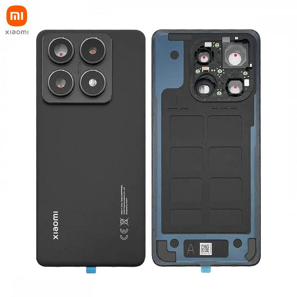 Vitre arrière Xiaomi 14T Pro – Titane noir – Original