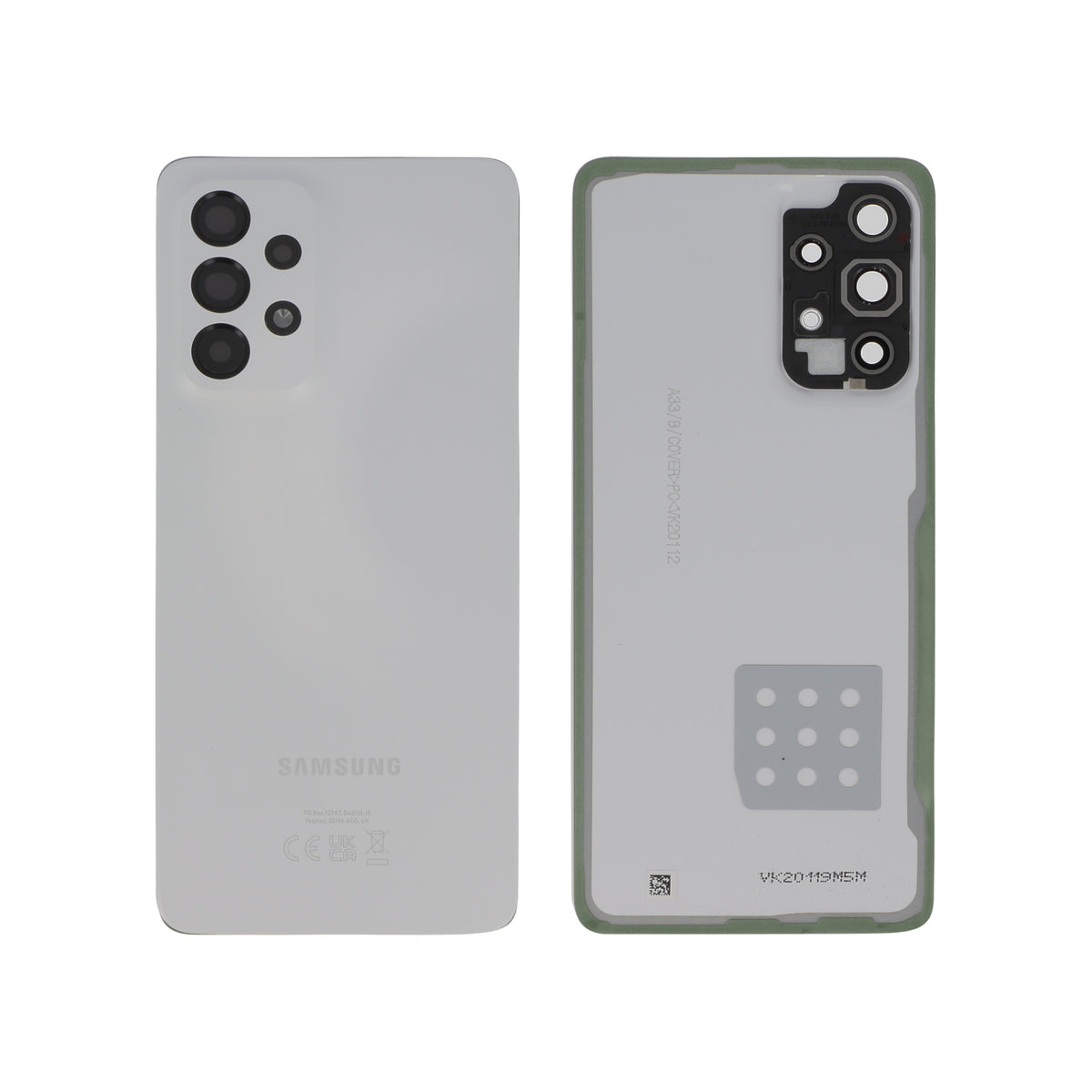 Vitre arrière Galaxy A33 – Blanc – Original Samsung (Service Pack)