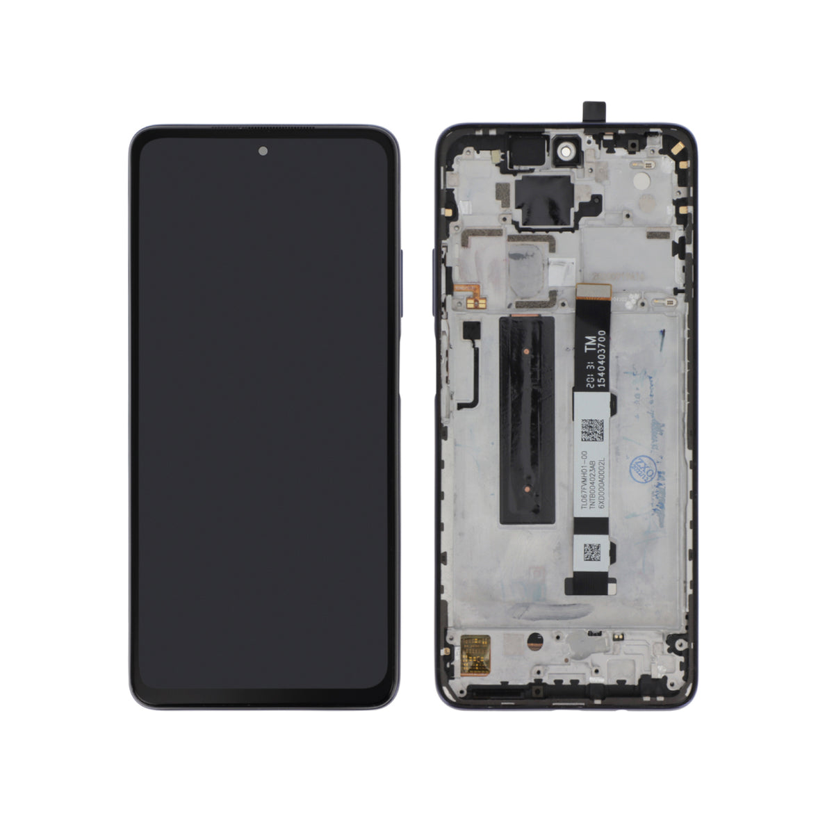 Écran complet Mi 10T Lite 5G – Bleu – Compatible LCD – avec châssis