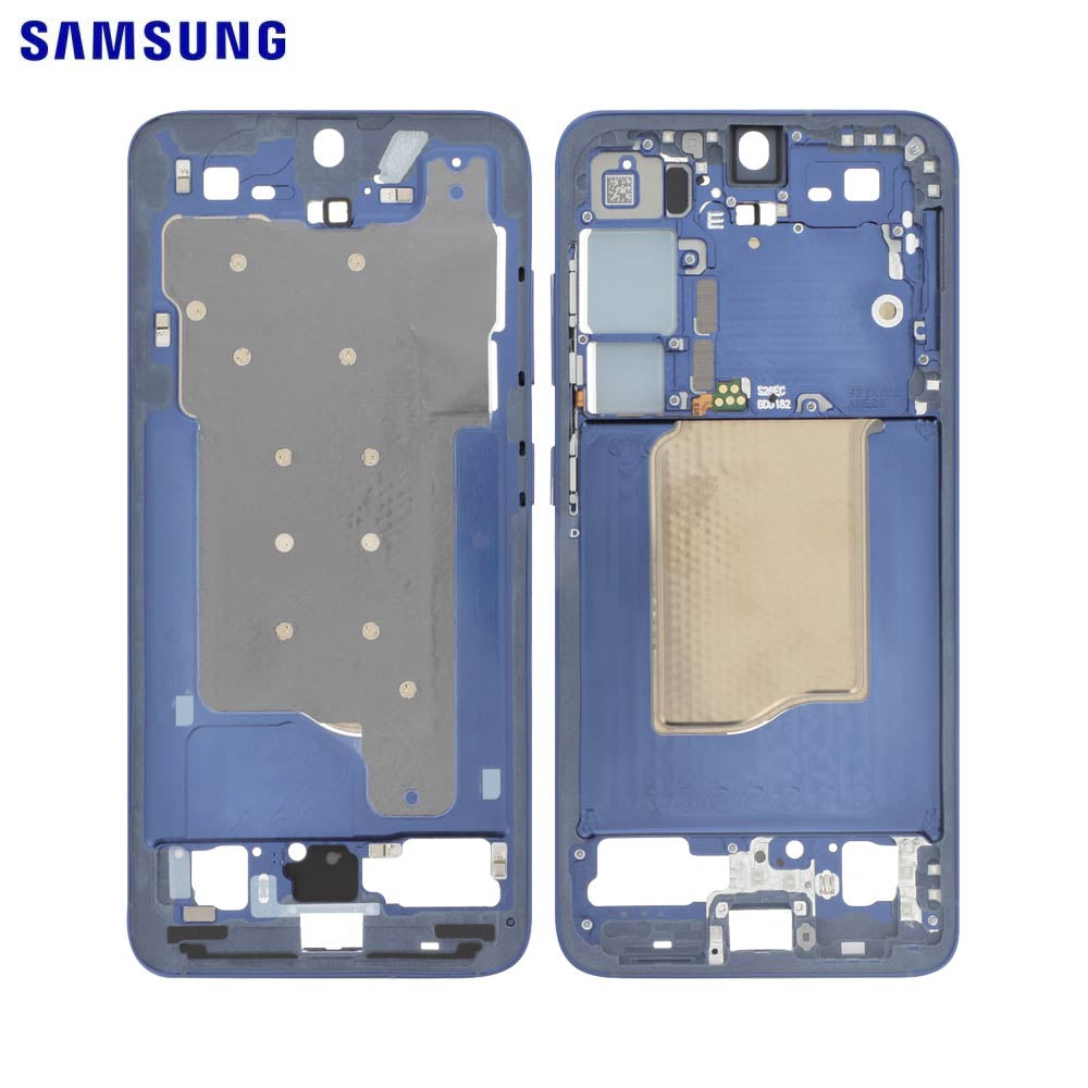 Châssis équipé Galaxy S25 – Bleu nuit – Original Samsung (Service Pack)