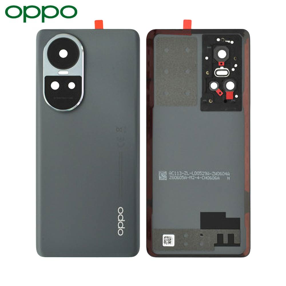 Vitre arrière OPPO Reno10 5G – Gris argenté – Original
