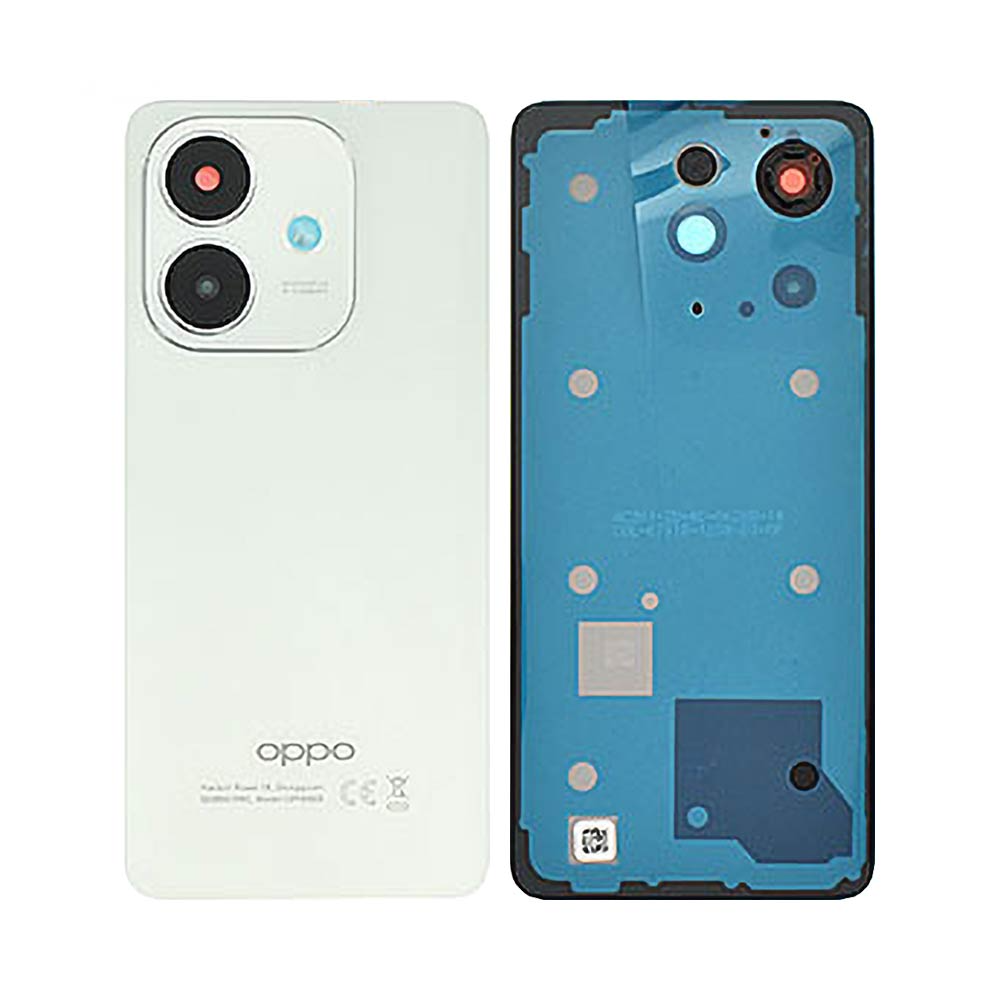 Vitre arrière OPPO A40 (CPH2669) – Blanc étoilé – Compatible Premium