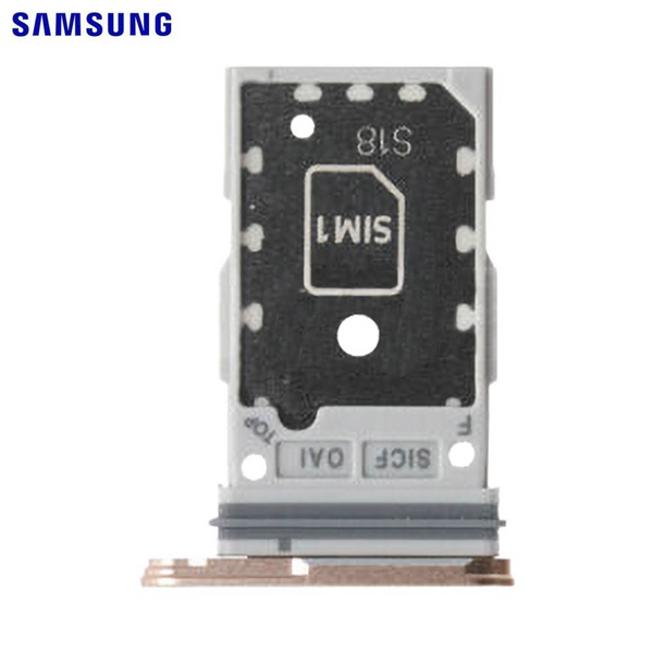 Tiroir SIM Galaxy S25 / Galaxy S25 Plus – Rose or – Original Samsung (Service Pack)