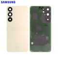 Vitre arrière Galaxy S25 Plus – Rose or – Original Samsung (Service Pack)