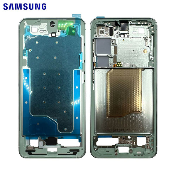 Châssis équipé Galaxy S25 – Vert d'eau – Original Samsung (Service Pack)