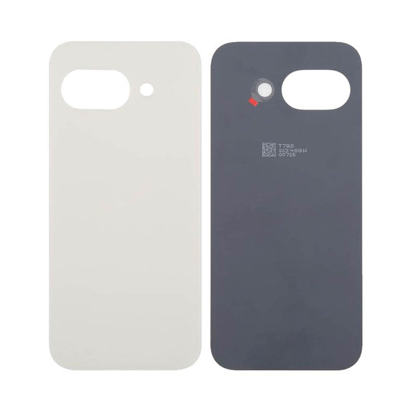 Vitre arrière Pixel 9a – Blanc porcelaine – Compatible Premium