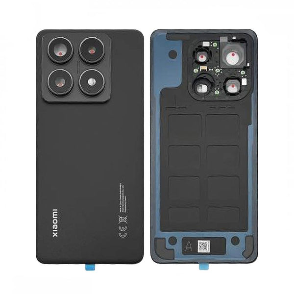 Vitre arrière Xiaomi 14T Pro – Titane noir – Compatible Premium